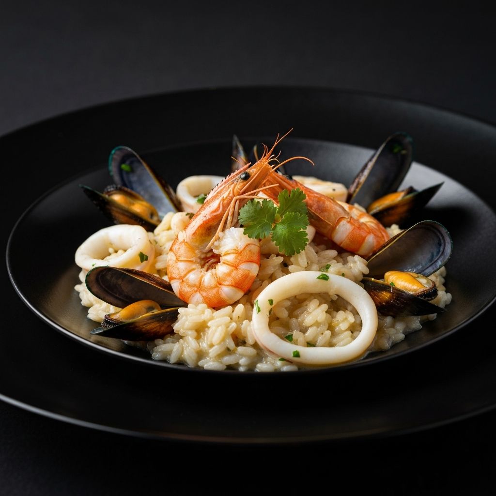 Ризотто с морепродуктами